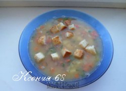 Ксения 68 - Гороховый суп с копчеными ребрышками
