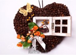 Ксения 68 - Кофейное сердце с окном