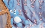 Ксения 68 - Детский плед с зайчиками. Схема